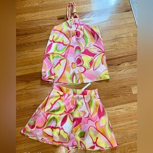 Do+Be set medium top and small shorts NWT